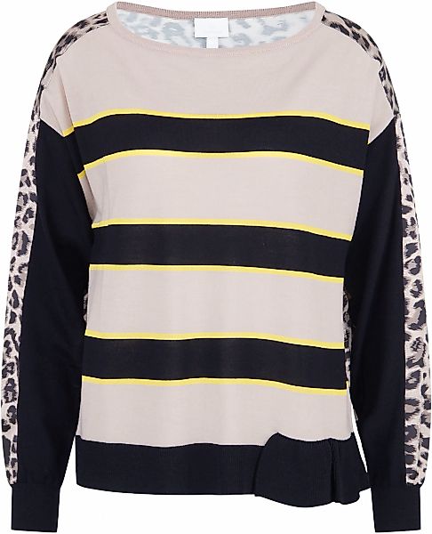 Sportalm Kitzbühel Rundhalspullover mit Animalprint günstig online kaufen