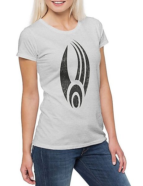 Urban Backwoods Print-Shirt B Collective Damen T-Shirt Star Sci-Fi Borg Sym günstig online kaufen