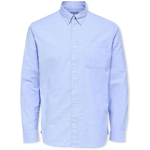 Selected  Hemdbluse Noos Regrick Oxford Shirt - Light Blue günstig online kaufen