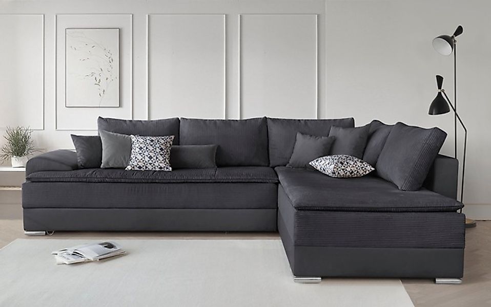 INOSIGN Ecksofa »Boxspringbett Night & Day L-Form mit Dauer-Schlaffunktion günstig online kaufen