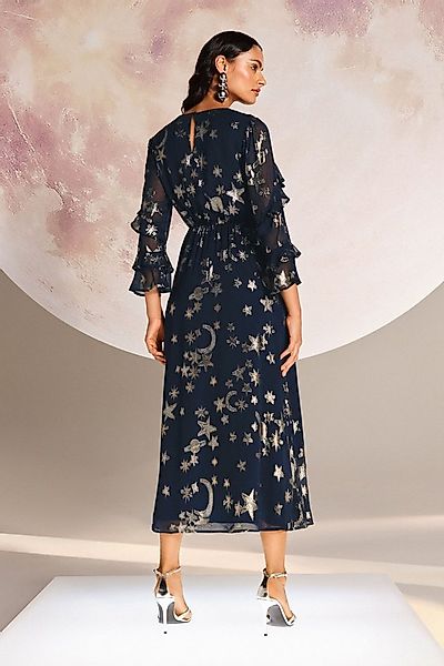 Love & Roses Midikleid Love & Roses Metallic-Midikleid, Regular (1-tlg) günstig online kaufen