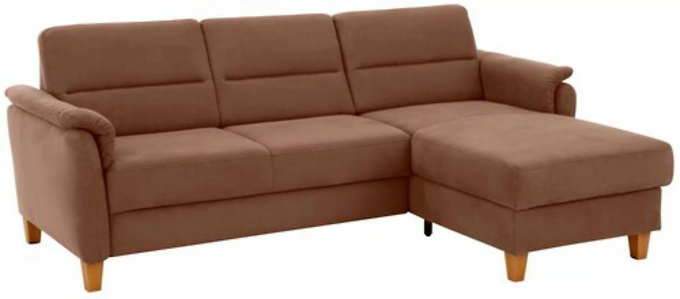 Home affaire Ecksofa "Palmera L-Form", Federkern, wahlweise mit Bettfunktio günstig online kaufen