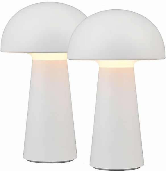 REALITY Leuchten LED Außen-Tischleuchte »Lennon« LED-Board 2 Stk. Warmweiß günstig online kaufen
