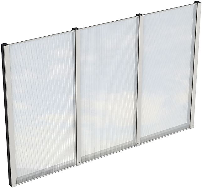 Skanholz Carport-Seitenwand, m. Polycarbonat, freistehend günstig online kaufen