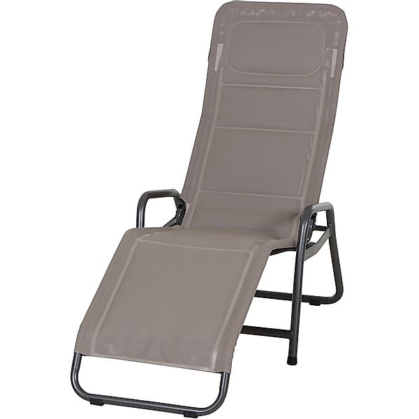 Siena Garden Kippliege Fano Braun 143x67x116 cm günstig online kaufen