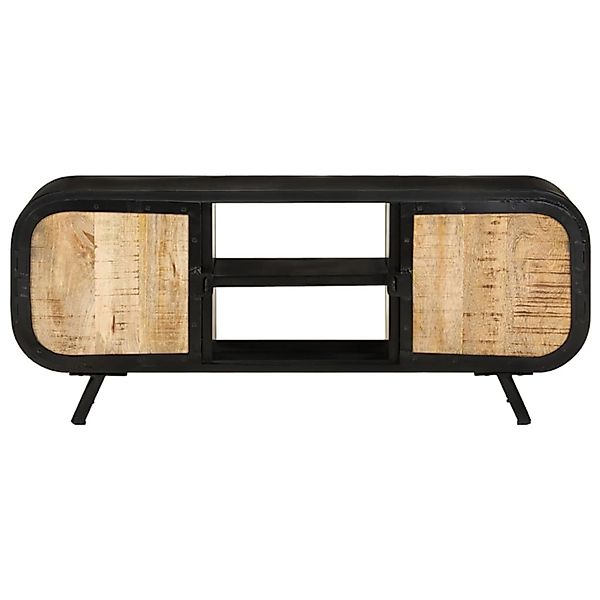 Tv-schrank 110x30x45 Cm Raues Mangoholz günstig online kaufen