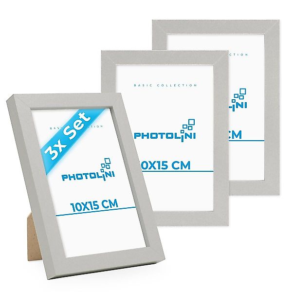 PHOTOLINI Bilderrahmen 3er Set, stabiles MDF-Holz, günstig online kaufen