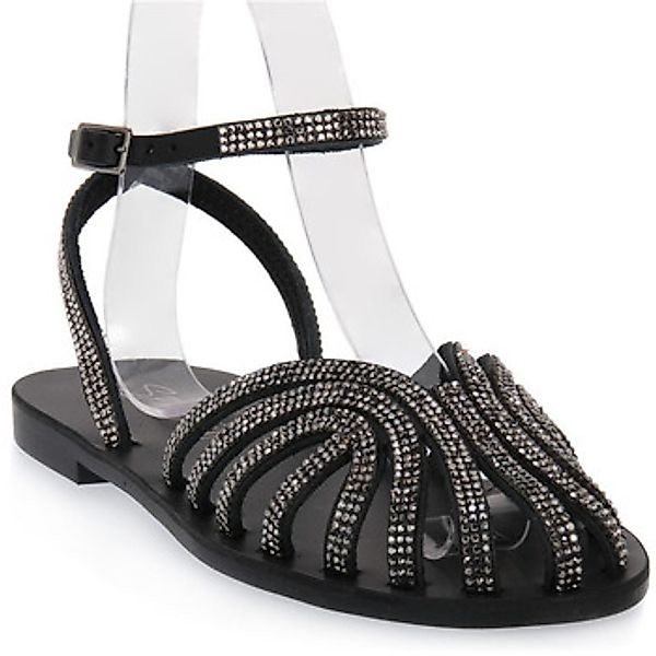S.piero  Sandalen BLACK FLAT SANDAL günstig online kaufen