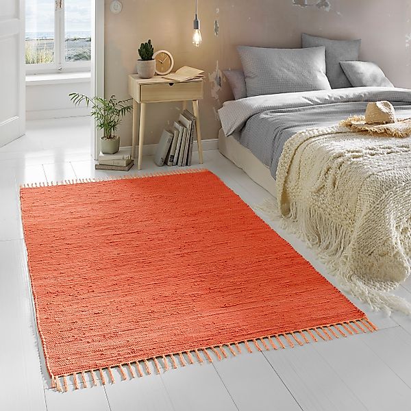 TaCa Home Teppich Handweb Flicken-Teppich Fleckerl, günstig online kaufen