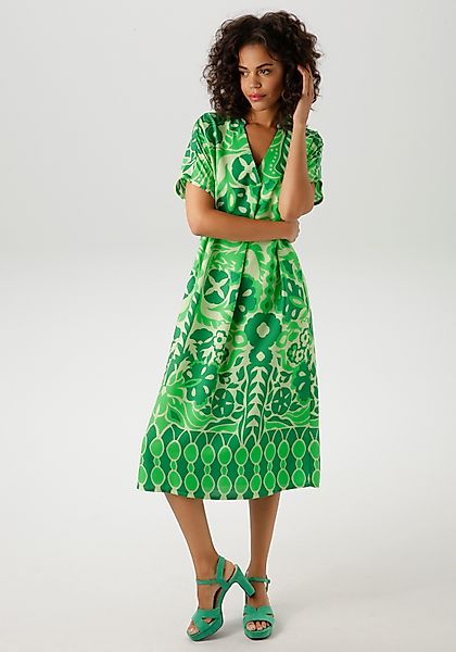 Aniston CASUAL Sommerkleid mit extravagantem, grafischen günstig online kaufen