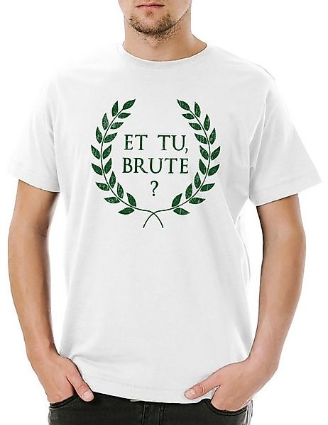 Urban Backwoods Print-Shirt Urban Backwoods Et Tu Brute? Herren T-Shirt Wei günstig online kaufen