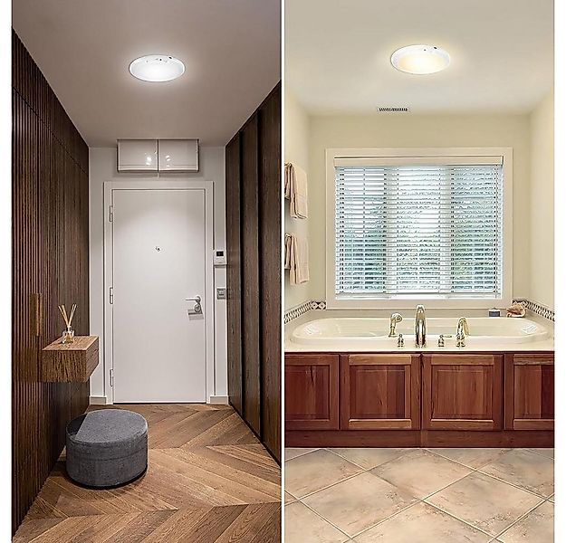 Rosnek LED Deckenleuchte Deckenlampe Innen mit Bewegungsmelder, Wiederaufla günstig online kaufen