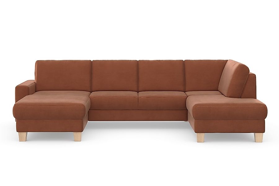 Home affaire Wohnlandschaft »Summer U-Form«, mit oder ohne Bettfunktion und günstig online kaufen