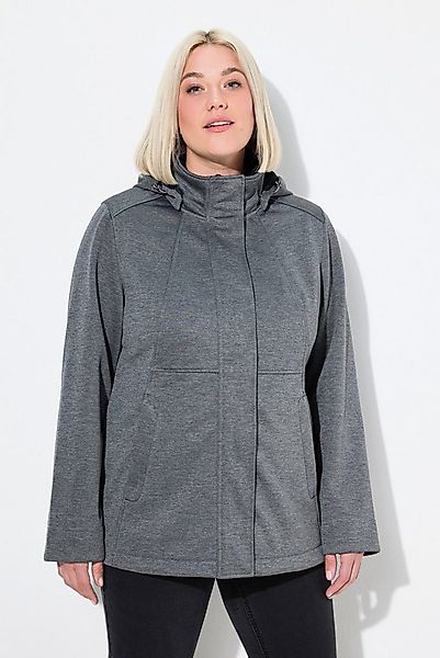 Ulla Popken Softshelljacke HYPRAR Softshelljacke wasserabweisend Kapuze günstig online kaufen