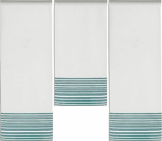 Clever-Kauf-24 Scheibengardine Design Mini Flächenvorhang Set, günstig online kaufen