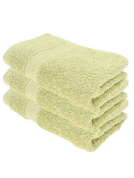 Julie Julsen Handtücher 3-Handtücher-Lindgrün, Bio-Baumwolle (3-St) günstig online kaufen