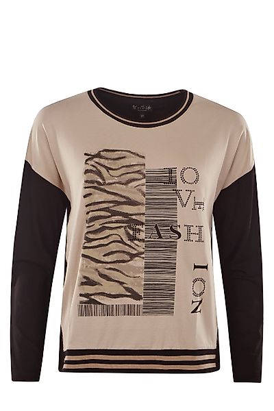 Hajo Blusenshirt Damen Shirt mit Strickbündchen günstig online kaufen