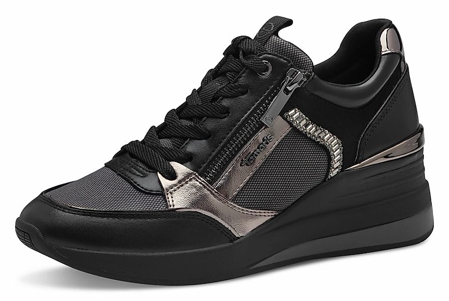 Tamaris Keilsneaker, Freizeitschuh, Halbschuh, Schnürschuh mit günstig online kaufen