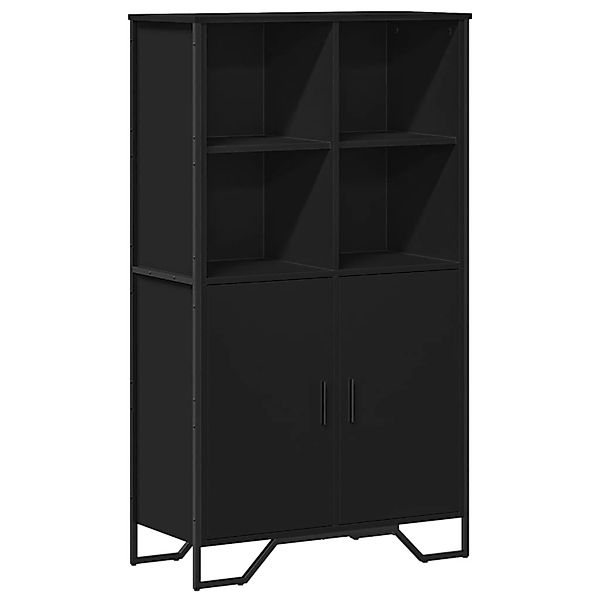 vidaXL Highboard Schwarz 79,5x35,5x137,5 cm Holzwerkstoff 3295307 günstig online kaufen