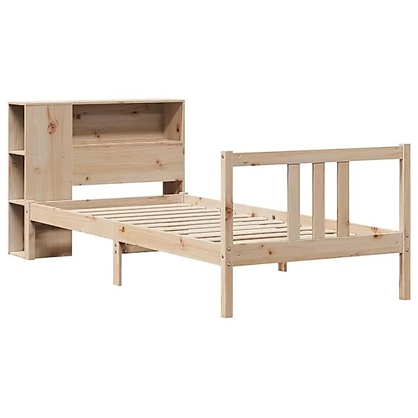 vidaXL Bücherregalbett ohne Matratze 75x190 cm Massivholz Kiefer 3322291 günstig online kaufen