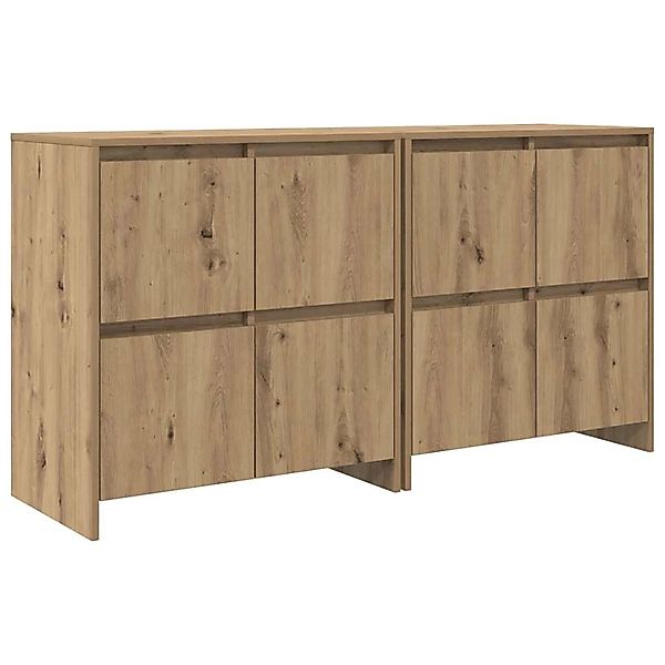 vidaXL Sideboards 2 Stk Artisan-Eiche 70 x 41 x 75 cm Holzwerkstoff 3393515 günstig online kaufen