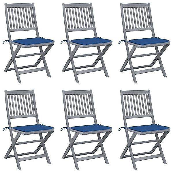 vidaXL Gartenstuhl Klappbare Gartenstühle 6 Stk. günstig online kaufen