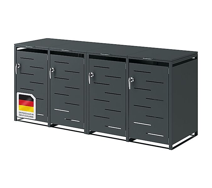 STEELSØN Mülltonnenbox Diorus 240L, abschließbar (Anthrazit, verfügbar mit günstig online kaufen