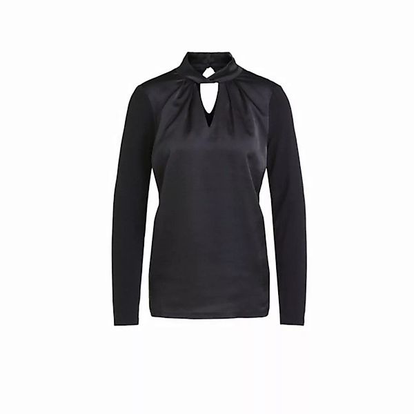 Oui Langarmshirt schwarz regular fit (1-tlg) günstig online kaufen