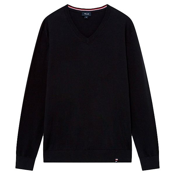 FaÇonnable Cashmere 30/2 1 Ply Sngl Jy 14gg V-ausschnitt Sweater XL Marine günstig online kaufen