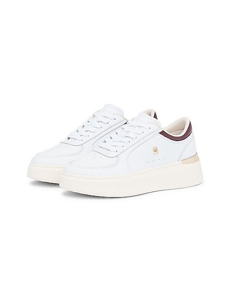 Tommy Hilfiger SHINY LEATHER PLATFORM SNEAKER Plateausneaker, Halbschuh, Sc günstig online kaufen
