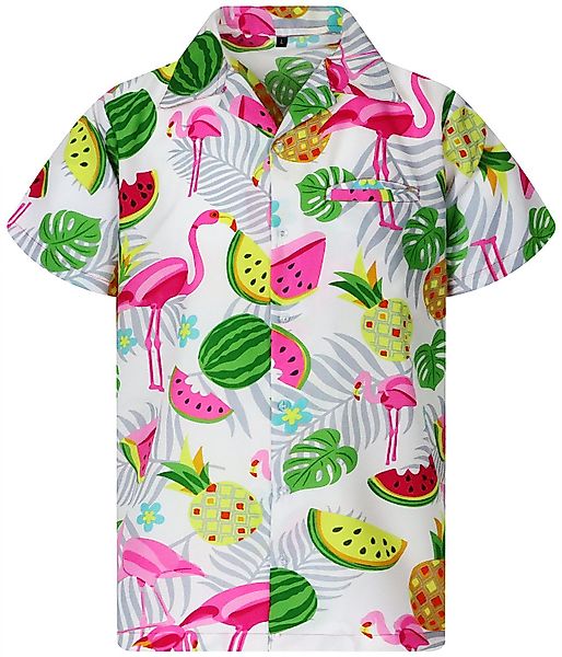 King Kameha Hawaiihemd Flamingo Melone Funky günstig online kaufen