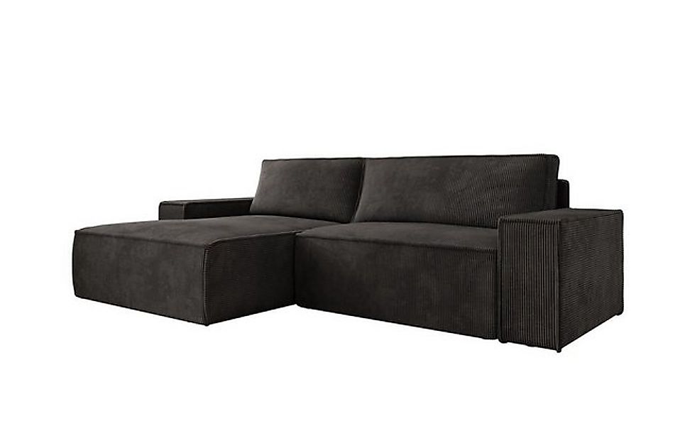 Luxusbetten24 Schlafsofa Designer Sofa Corino in Cord, mit Stauraum und Sch günstig online kaufen