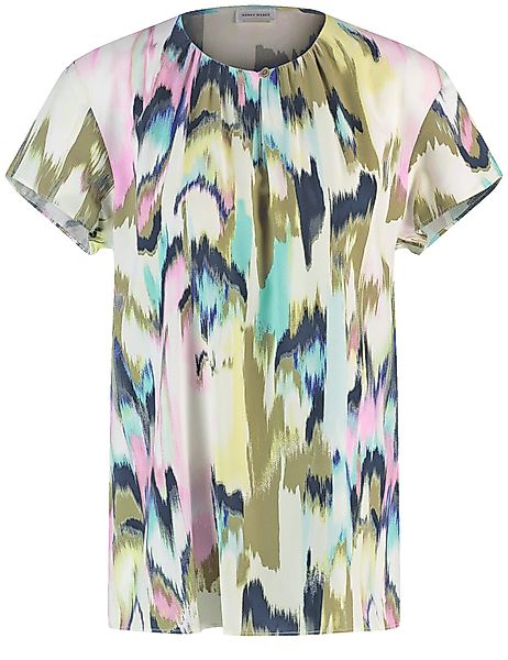 GERRY WEBER Klassische Bluse Gemsutertes Blusenshirt günstig online kaufen