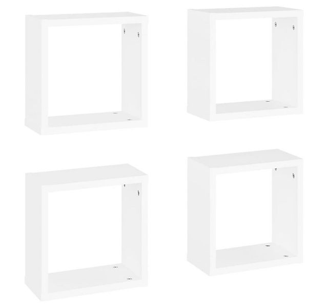 vidaXL Wandregal, Würfelregale 4 Stk. Weiß 30x15x30 cm günstig online kaufen