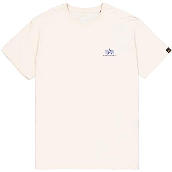 Alpha Industries  T-Shirts & Poloshirts Backprint T - vintage white günstig online kaufen