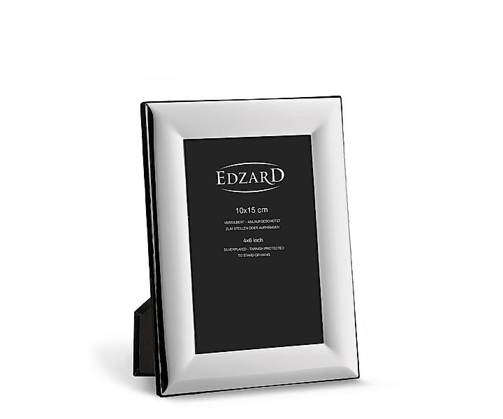 EDZARD Bilderrahmen Gela, versilbert und anlaufgeschützt, für 10x15 cm Foto günstig online kaufen