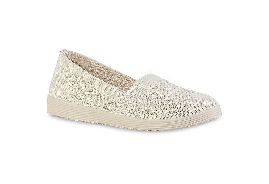 VAN HILL 841602 Slipper Damen Slip Ons Slippers Bequeme Strick Profil-Sohle günstig online kaufen