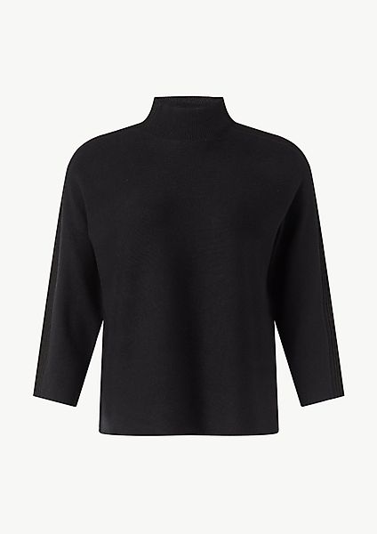 Comma Langarmshirt Feinstrickpullover mit Stehkragen und günstig online kaufen