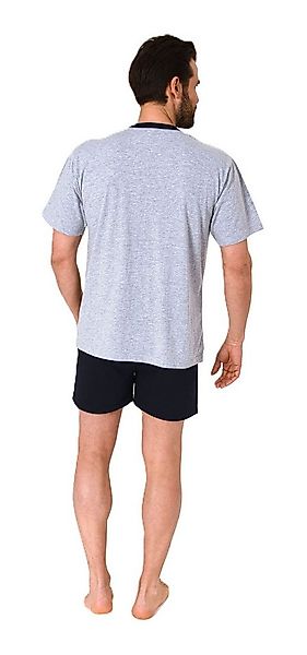 Normann Pyjama Herren kurzarm Schlafanzug Shorty Pyjama günstig online kaufen