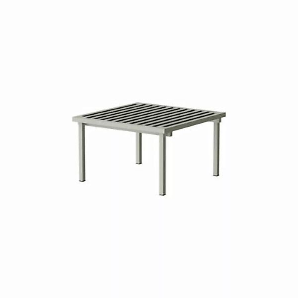 Sitzkissen 19 Outdoors metall grau / 62,5 x 62,5 x H 37 cm - Aluminium - NI günstig online kaufen