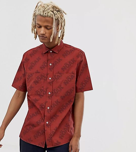 Noak – Hemd mit aufgesetzten Taschen-Rot günstig online kaufen