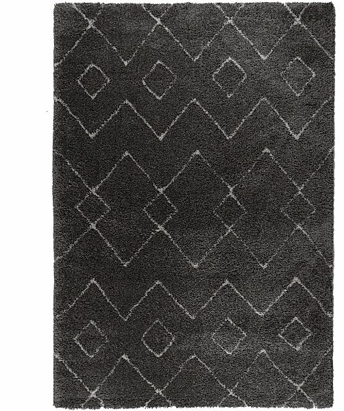 FLAIR RUGS Hochflor-Teppich "Imari" rechteckig 30 mm Höhe Berber Optik, Boh günstig online kaufen