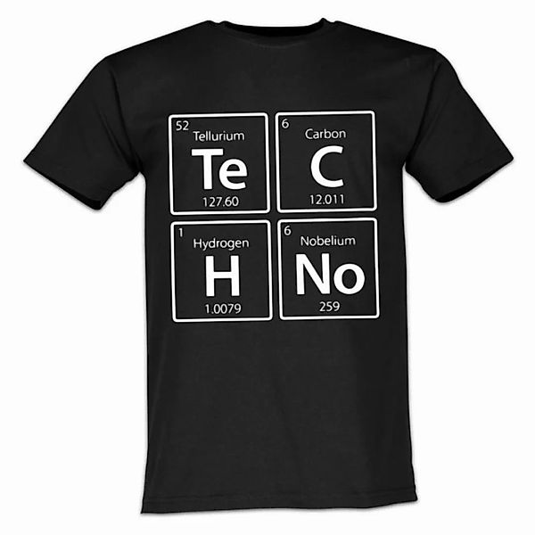 Vapetecc T-Shirt T-Shirt Techno Fun-Shirt Logo 8. Logo, Print, Druck, Baumw günstig online kaufen