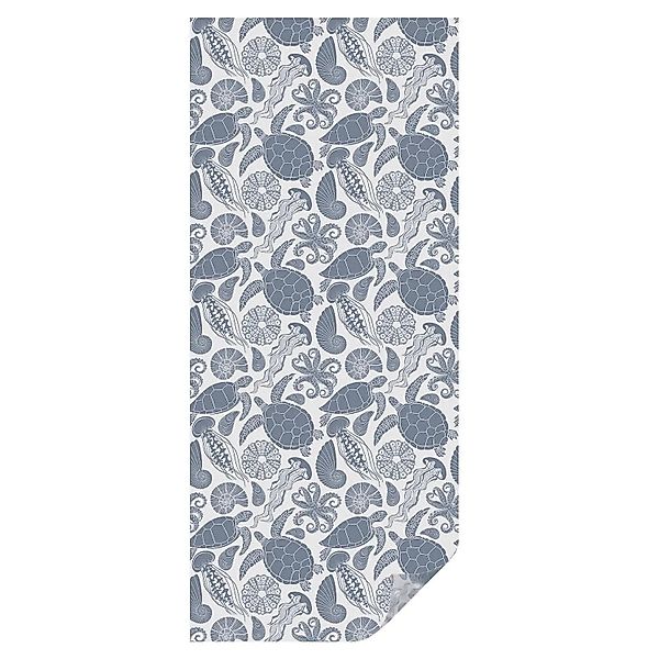 Tulup Fensterfolie Meeresleben Folie für Fenster Sichtschutz 50x116 cm Blau günstig online kaufen