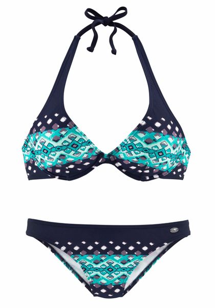 KangaROOS Bügel-Bikini im Rauten-Look günstig online kaufen