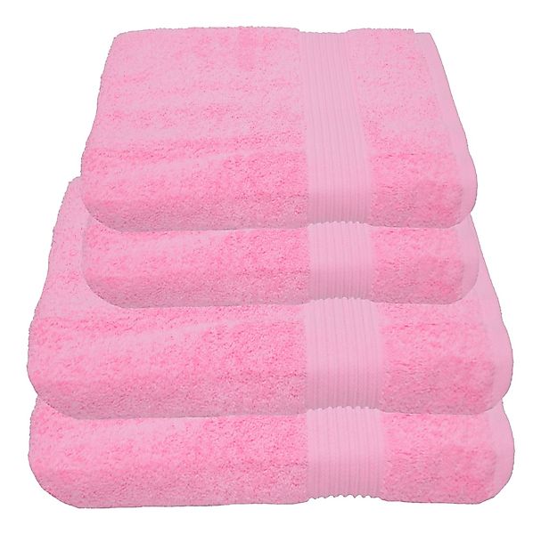 Julie Julsen Handtücher 4-Handtücher-Babyrosa, Baumwolle (4-St) günstig online kaufen