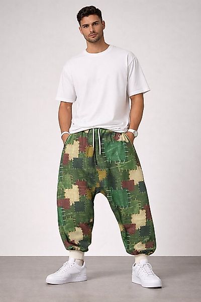 Mosranic Jogginghose Herren Baggy Yoga Hose "PATCH" Trainingshose Fitness G günstig online kaufen