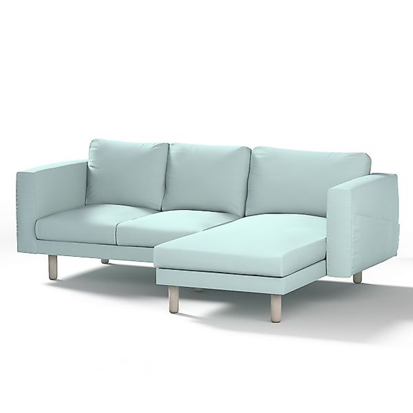 Bezug für Norsborg 3-Sitzer Sofa mit Recamiere, hellblau, Norsborg Bezug fü günstig online kaufen