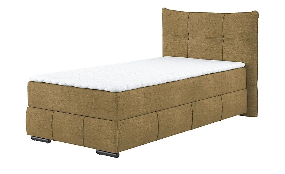 Boxbett mit Stauraum  Margam ¦ gelb ¦ Maße (cm): B: 125 H: 109 Betten > Pol günstig online kaufen