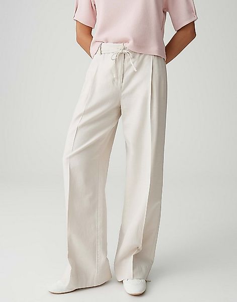 OPUS Bundfaltenhose Meeri coastal Nahttaschen vorne, natürlicher Griff günstig online kaufen